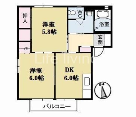 サン　ベルナールの物件間取画像